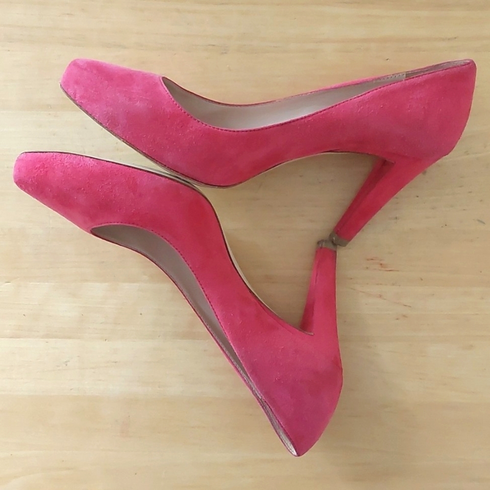 Miu Miu pink suede leather Heel shoes - Picture 7 of 15